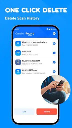 QR 스캐너 생성기 screenshot