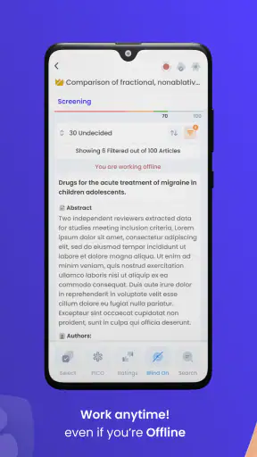 Rayyan screenshot