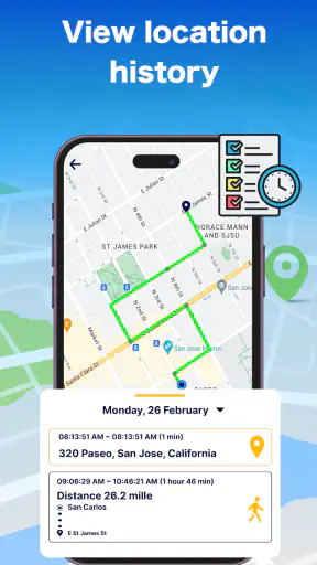 Real-time GPS Location Sharing screenshot