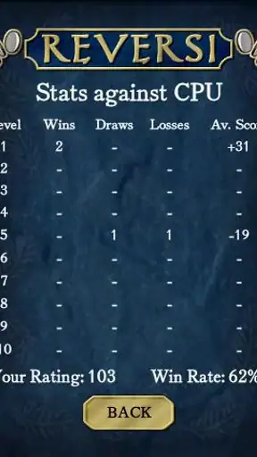 Reversi screenshot