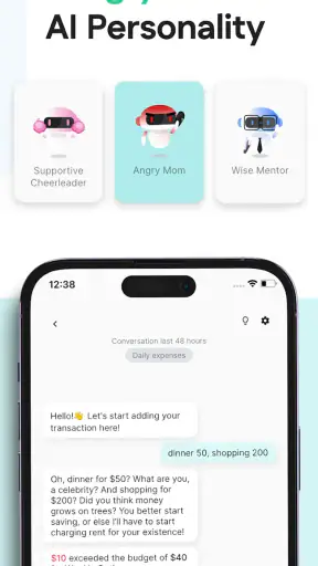 Rolly: AI 가계부 & 지출관리 screenshot
