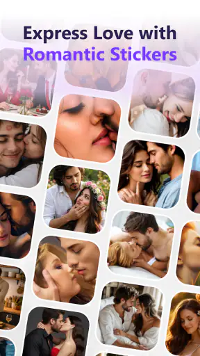 Romantic Stickers WAStickers screenshot