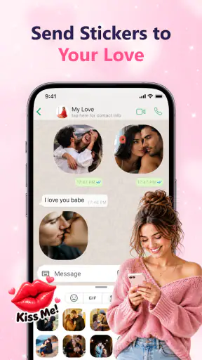 Romantic Stickers WAStickers screenshot