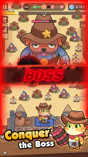Rumble Paws: 백팩 합성 전투 영웅 screenshot