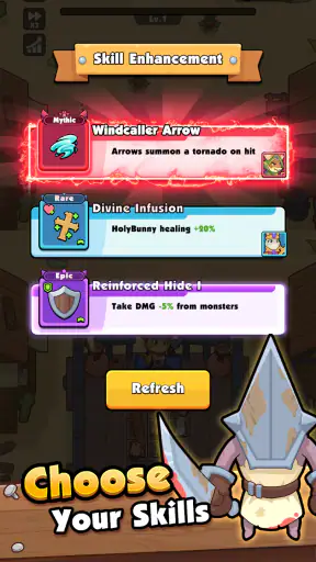 Rumble Paws: 백팩 합성 전투 영웅 screenshot