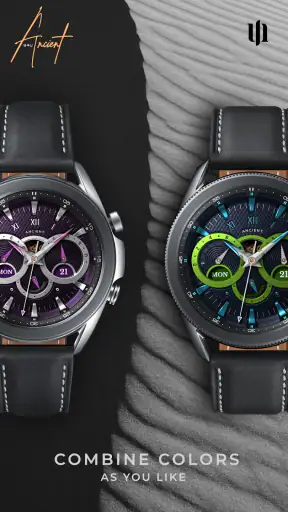 S4U Ancient Gold Watch Face screenshot