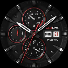 S4U RC ONE - Basic watch face screenshot