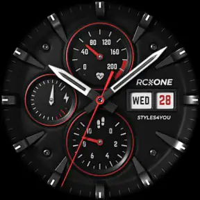 S4U RC ONE - Basic watch face screenshot