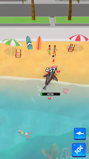 Shark Universe: 서바이벌 월드 screenshot