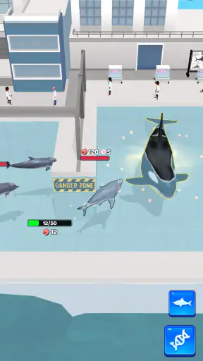 Shark Universe: 서바이벌 월드 screenshot