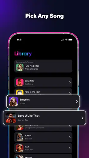 SingUp Music: AI 커버곡 screenshot
