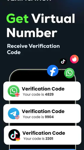 SMS 인증 가상전화번호 임시번호 SmsCode screenshot