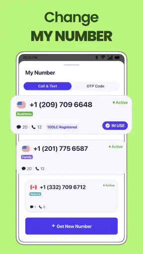 TextNum - Text Phone Number screenshot
