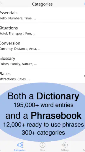 Thai < > English Dictionary screenshot