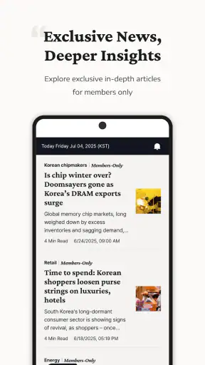 The Korea Economic Daily screenshot