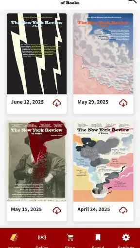 The New York Review of Books screenshot