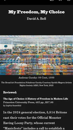 The New York Review of Books screenshot
