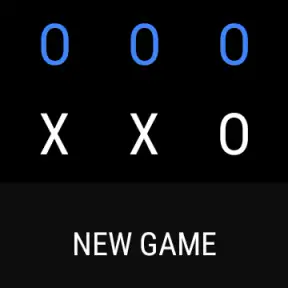 Tic Tac Toe for Wear OS screenshot