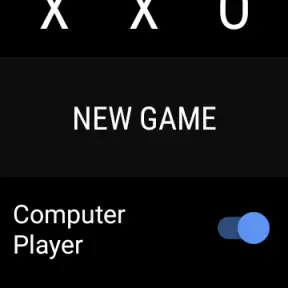 Tic Tac Toe for Wear OS screenshot