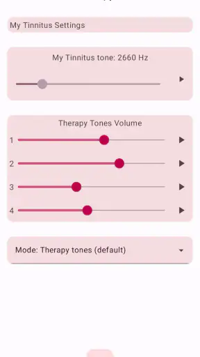 Tonal Tinnitus Therapy screenshot
