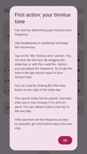 Tonal Tinnitus Therapy screenshot