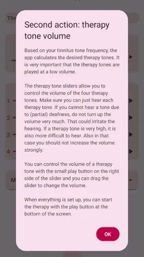 Tonal Tinnitus Therapy screenshot