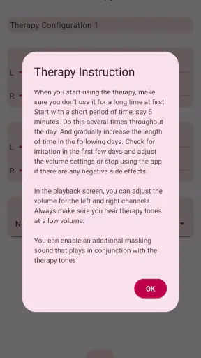 Tonal Tinnitus Therapy screenshot
