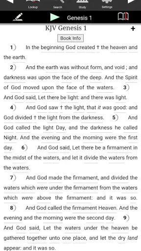 Touch Bible (KJV + Strong's) screenshot