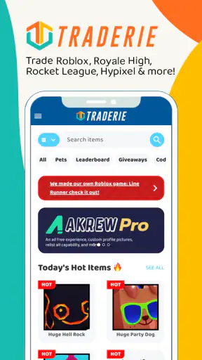 Traderie screenshot
