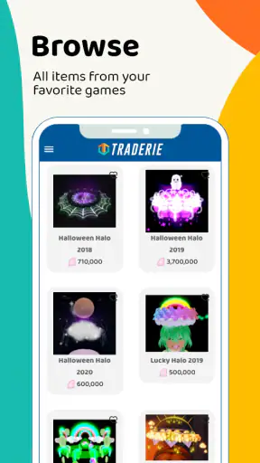 Traderie screenshot