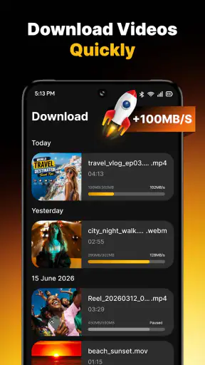 Video Downloader & Player Pro screenshot