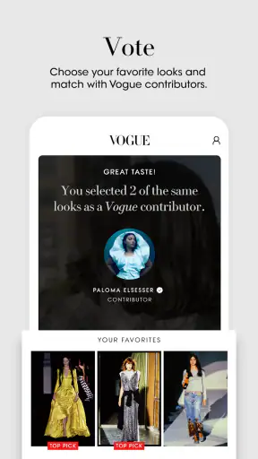 Vogue screenshot