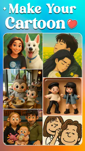 Voilà AI Artist Anime 필터 메이커 screenshot