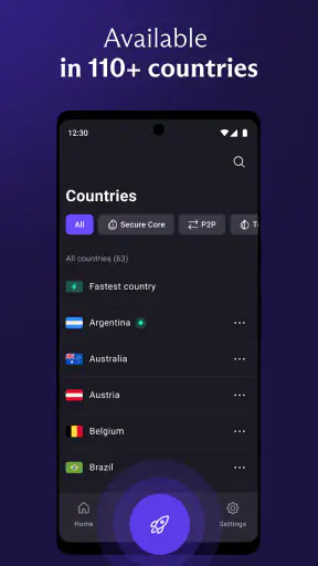 Proton VPN: 빠르고 안전한 VPN screenshot