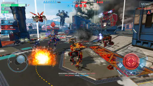 War Robots. 6대6 택티컬 멀티플레이어 전투 screenshot