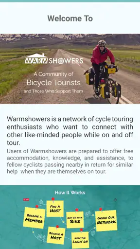 WarmShowers screenshot