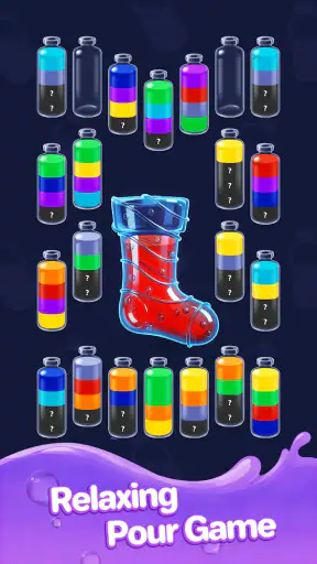Water Jam Sort: 워터 분류, 병 게임 screenshot