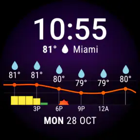Weather for Wear OS screenshot