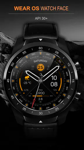 WFP 307 Modern watch face screenshot