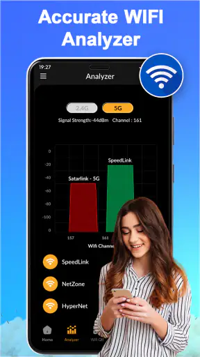 WIFI Analyzer - Mobile Hotspot screenshot