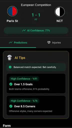 WinTipsAI Football Predictions screenshot