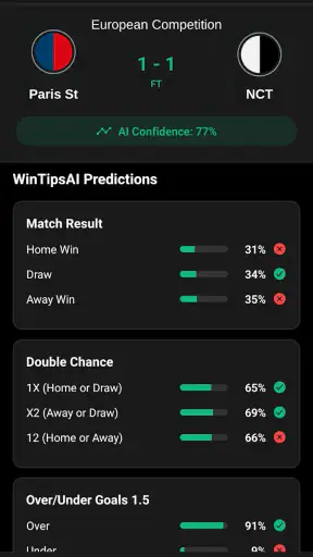 WinTipsAI Football Predictions screenshot