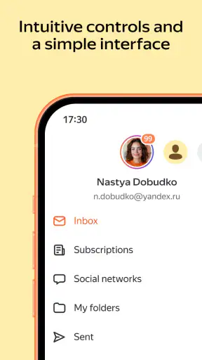 Yandex Mail: Email & Cloud screenshot