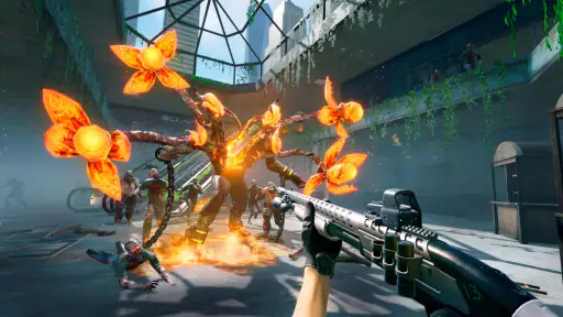 Zombie Fire 3D 오프라인 게임 screenshot