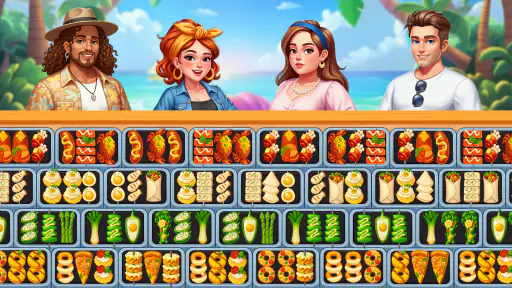 그릴 요리: 정렬 챌린지 (Grill Cooking) screenshot