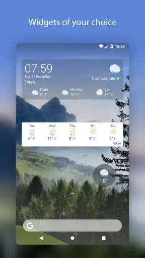 날씨 라이브 배경 화면 screenshot