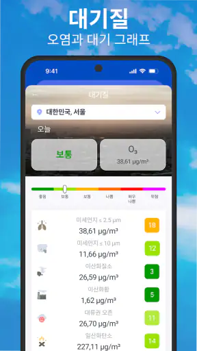 날씨 및 강우 레이더 예보 screenshot