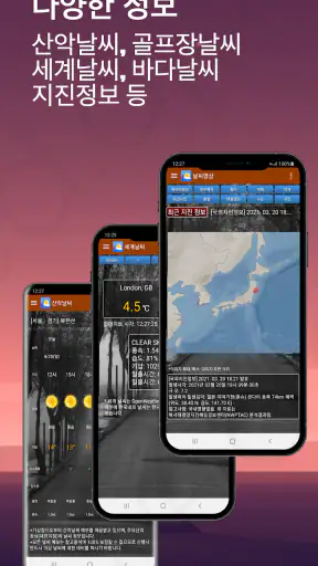 날씨나라 - 기상청, 미세먼지, 내일날씨, 강수레이더 screenshot
