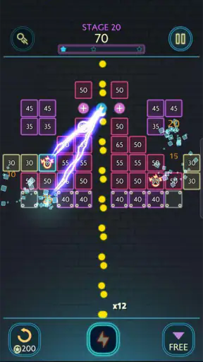 네온 브릭스 screenshot