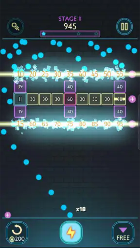 네온 브릭스 screenshot